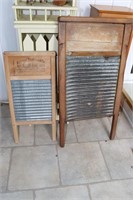 2 National Washboard Co Washboards, 1 is No 703