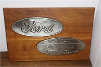 Ford 25 Year Dealer Plaque Presented to Carlton