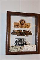 Framed Collection of Carlton Massey Automobile