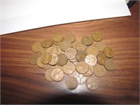 50 Wheat Pennies