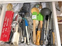drawer of utensils