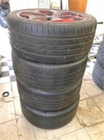 4-Ford Rims w/245/30R/18 low profile tires