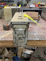 Army surplus metal ammo box