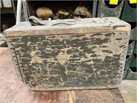 Pre WWII Antique army surplus wooden ammo box