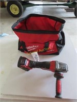 Milwaukee grinder with battery