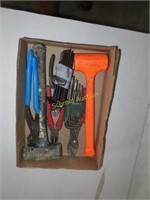 Allen wrenches, Sledgehammer, pliers, Mallet, and