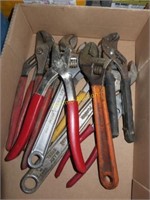 Channellock’s, crescent wrenches, and pliers