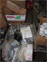 PVC pipe fittings, nails, and miscellaneous metal