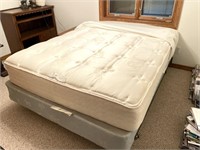 Sealy Queen Size Mattress, Box Spring, and Frame