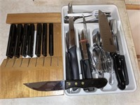 Flatware and Tramontina Knife Set