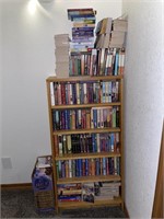 Book Shelf and Romance Novels 24” x 13” x 48”