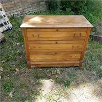 ANTIQUE OAK DRAWER - NEEDS SOME HANDLES