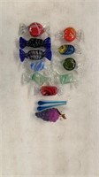 Lot of Glass Candy Decor