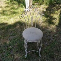 RETRO VANITY METAL CHAIR 60,s