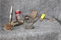 MISC LOT OF VINTAGE AND ANTIQUE TOOLS ETC.