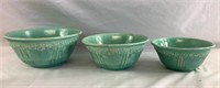 Vintage Homer Laughlin orange tree nesting bowls