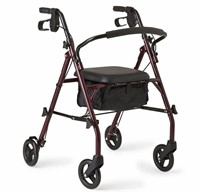 Medline Rollator Walker with Seat