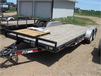 '10 PJ 83"x20' Tandem Axle Car Trailer w/New Tires