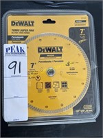 DeWalt 7" Ultra Fine Turbo High Performance Blade