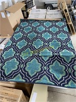 Rug 7 x 5 blue/green