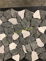 Mosaic Marble - Lava/Light grey