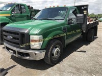 2008 FORD F-350 XL SUPERDUTY W/9FT STEEL FLAT BED