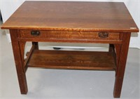 L & JG STICKLEY 1 DRAWER LIBRARY TABLE #529, 29"