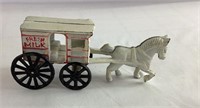Cast iron 7 inch milk wagon