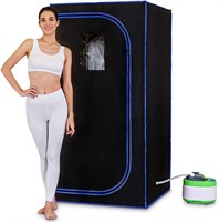 SereneLife Full Size Portable Steam Sauna Home Spa