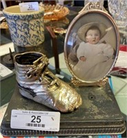 Antique Photo & Baby Boot