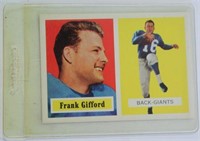 1957 Frank Gifford Football Card