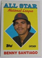 Benny Santiago Baseball Card