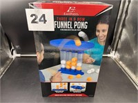 Funnel pong board game