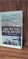 6 assorted vintage books - Why we live where we
