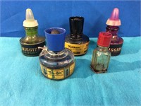 Old Ink Bottles & Watch Oil Bottle
