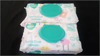 Pampers Sensitive Wipes, 2 New Packs of 72
