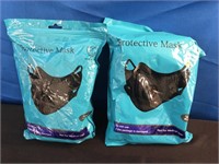 Protective  Masks 2 Pc x2 Packages - new