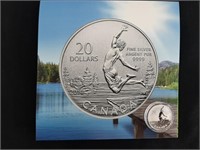 2014 Canadian $20 for $20 Fine Silver Coin