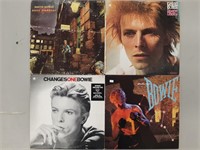 David Bowie Lp Record Lot - 4 Albums