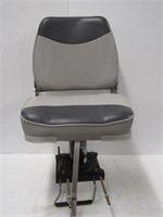 Boat Seat on Pedestal w/Clamp