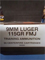 9mm luger 115 gr 50 rds