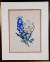 FRAMED & MATTED BOTANICAL PRINT