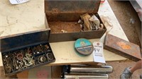 Very Old Metal Boxes,  Assorted Hardware