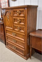 Wood Sklar Peppler tall dresser (39"L x 18"W x