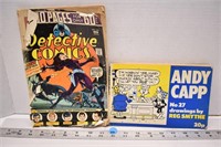 Andy Capp book and DC Detective Comics #444
