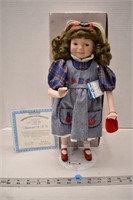 Ashton Drake "1-2-3 Autumn" porcelain doll with