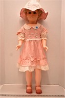 30" tall posable plastic doll