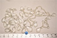 Assorted hanging crystals