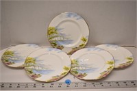 5 Paragon "Cliffs of Dover" lunch plates