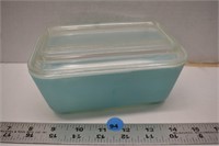Turquoise Pyrex refrigerator dish (dishwasher